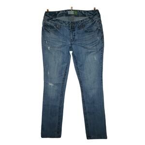 Vintage Aeropostale Bayla Skinny Jeans Size 11/12 Long Faded Distressed